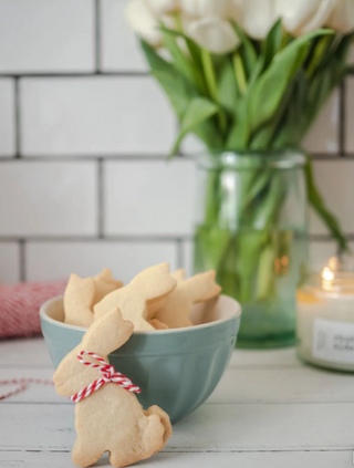 Easter bunny shortbread biscuits recipe
