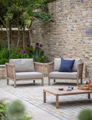 PORTHALLOW ARMCHAIRS SET OF 2 NATURAL