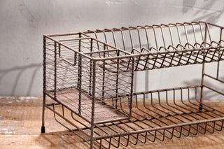 Aged Brass Inkollu Dish Rack