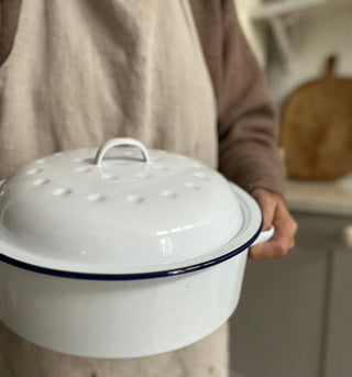 Falcon enamel 26 cm round roasting tin