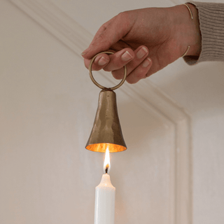 Brass candle snuffer