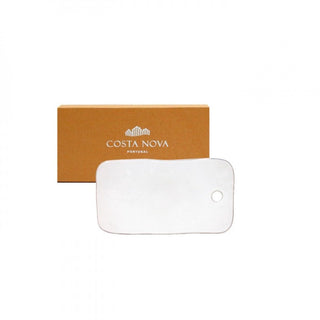 White porcelain rectangular serving board