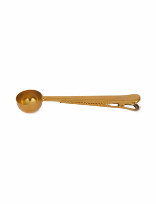 Coffee scoop and clip