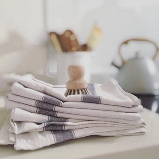 Set of 2 herringbone tea towels
