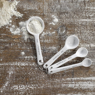 Porcelain measuring spoons
