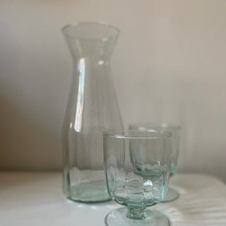 Broadwell recycled glass carafe or