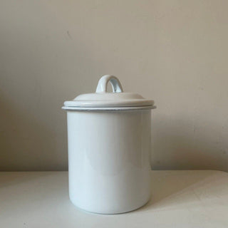 Enamel storage jar