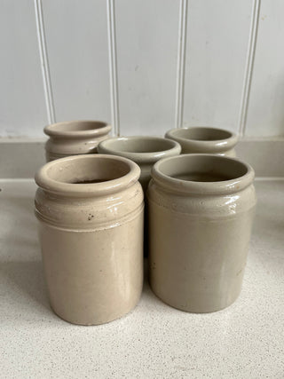 Vintage stoneware pots