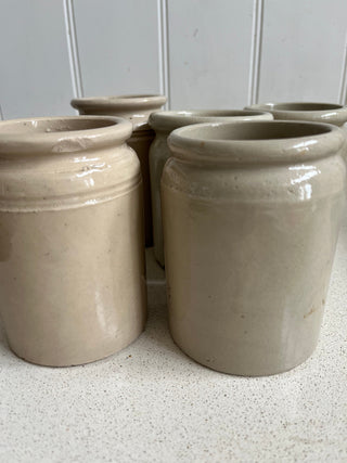 Vintage stoneware pots