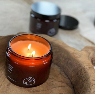Orange jar candle by Baileys