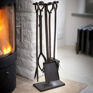 Set of Wrought Iron Fireside Tools