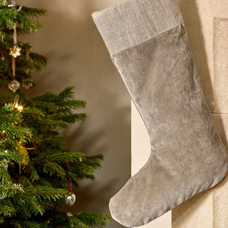 Velvet Christmas stocking