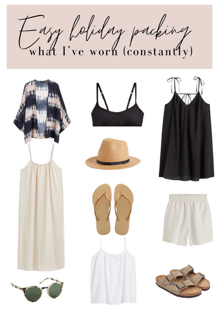 What I’ve worn (constantly) on holiday  - packing for 2 weeks with hand luggage only
