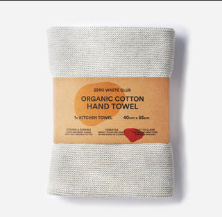 Hand Towel - 100% Organic Cotton - Sea Shore Sand