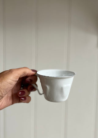 Small enamel espresso cup
