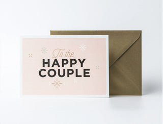 Happy Couple vintage style card