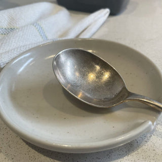 Stoneware spoon rest