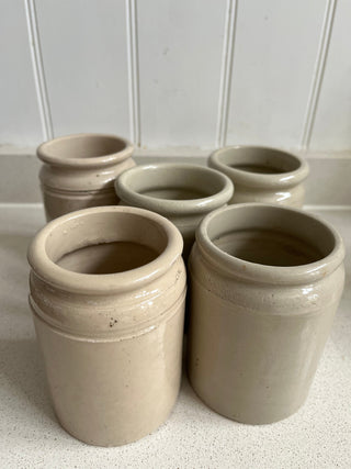 Vintage stoneware pots